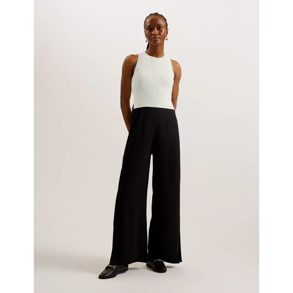 NWOT Ted Baker TOVELI Illusion Top and Trouser Jumpsuit - Picture 1 of 9